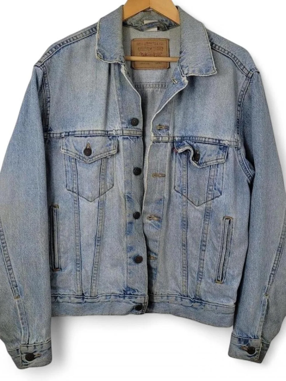 Levi's Light Wash Blue Denim Trucker Jacket